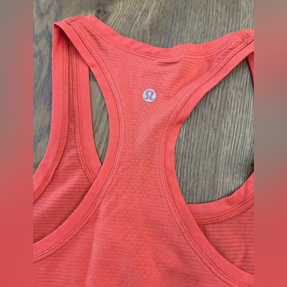 Lululemon Rib Tank In Orange Size 8 - Picture 2 of 4